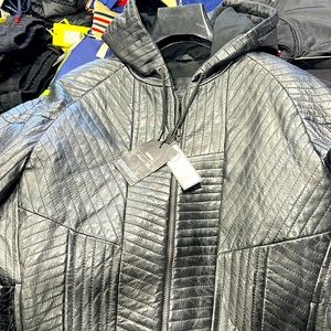 Akon leather jacket.